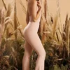 Figure You Out Petite Split Hem Leggings in Blush