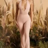 Figure You Out Petite Split Hem Leggings in Blush