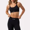 FlexiRib Biker Shorts in Black