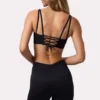 FlexiRib Biker Shorts in Black