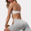 FlexiRib Biker Shorts in Grey