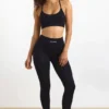 FlexiRib High-Waist Leggings in Black
