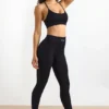 FlexiRib High-Waist Leggings in Black