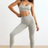 FlexiRib High-Waist Leggings in Grey