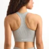 FlexiRib Racerback Sports Bra in Grey