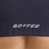 FlexiRib Racerback Sports Bra in Indigo Slate