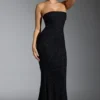 Florentina Embellished Corset Gown in Black