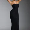 Florentina Embellished Corset Gown in Black