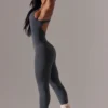 Full Length Cut-Out Jumpsuit in Grey