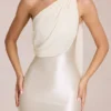 Giada Scarf-Detail Midaxi Dress in Ivory