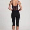 Giuliana Ponte Jersey Cropped Capri Trousers in Black