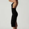 Harlyn Embellished Cut-Out Open-Back Midaxi Dress in Black