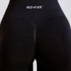 High Waist Define Luxe Mini Shorts in Black