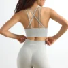 High Waist Define Luxe Mini Shorts in Grey