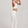 Hollis Mid-Rise Straight Leg Trousers in White