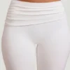 Hollis Mid-Rise Straight Leg Trousers in White
