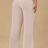 Hydra Tie-Front Wide-Leg Trousers in White