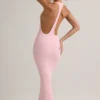 Imelda Modal Racerback Maxi Dress in Baby Pink