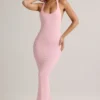 Imelda Modal Racerback Maxi Dress in Baby Pink