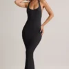 Imelda Modal Racerback Maxi Dress in Black