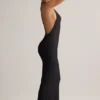 Imelda Modal Racerback Maxi Dress in Black