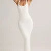 Imelda Modal Racerback Maxi Dress in White