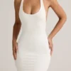 Imelda Modal Racerback Maxi Dress in White