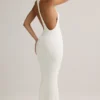 Imelda Modal Racerback Maxi Dress in White