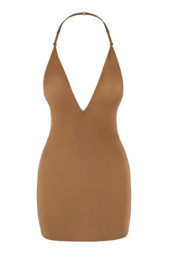 Intimates Intimates Soft Mesh Multiway Mini Dress in Almond