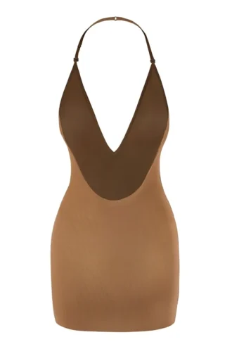 Intimates Intimates Soft Mesh Multiway Mini Dress in Almond