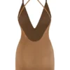 Intimates Intimates Soft Mesh Multiway Mini Dress in Almond