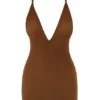 Intimates Intimates Soft Mesh Multiway Mini Dress in Chestnut