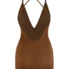 Intimates Intimates Soft Mesh Multiway Mini Dress in Chestnut