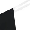 Intimates Seamless Knit Clear Strap Thong in Black