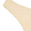 Intimates Seamless Knit Thong in Warm Peach