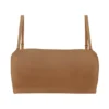 Intimates Soft Mesh Bandeau Bra in Almond