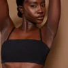 Intimates Soft Mesh Bandeau Bra in Black