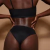 Intimates Soft Mesh Bandeau Bra in Black