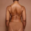 Intimates Soft Mesh String Bikini in Almond