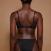 Intimates Soft Mesh Single Layer Triangle Bra in Black