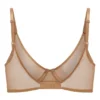 Intimates Soft Mesh Single Layer Underwired Bra in Almond