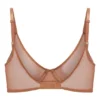 Intimates Soft Mesh Single Layer Underwired Bra in Honey