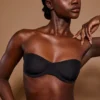 Intimates Soft Mesh Strapless Bra in Black