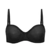Intimates Soft Mesh Strapless Bra in Black