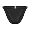 Intimates Soft Mesh String Bikini in Black
