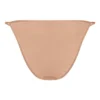 Intimates Soft Mesh String Bikini in Warm Peach