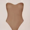 Intimates Strapless Bodysuit in Honey