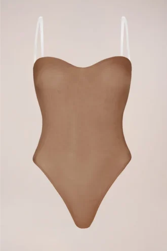 Intimates Strapless Bodysuit in Honey