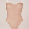 Intimates Strapless Bodysuit in Warm Peach