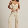 Isalie Modal Camisole Pyjama Top in Lemon Print